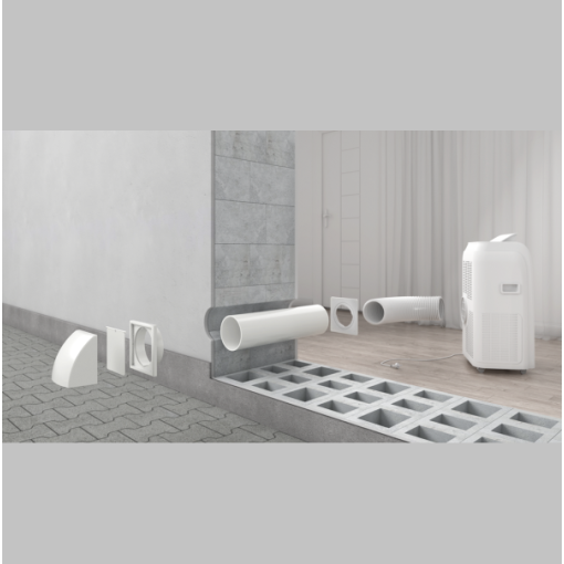 Zestaw instalacyjny rury wyrzutowej (13 cm) do klimatyzatora Warmtec